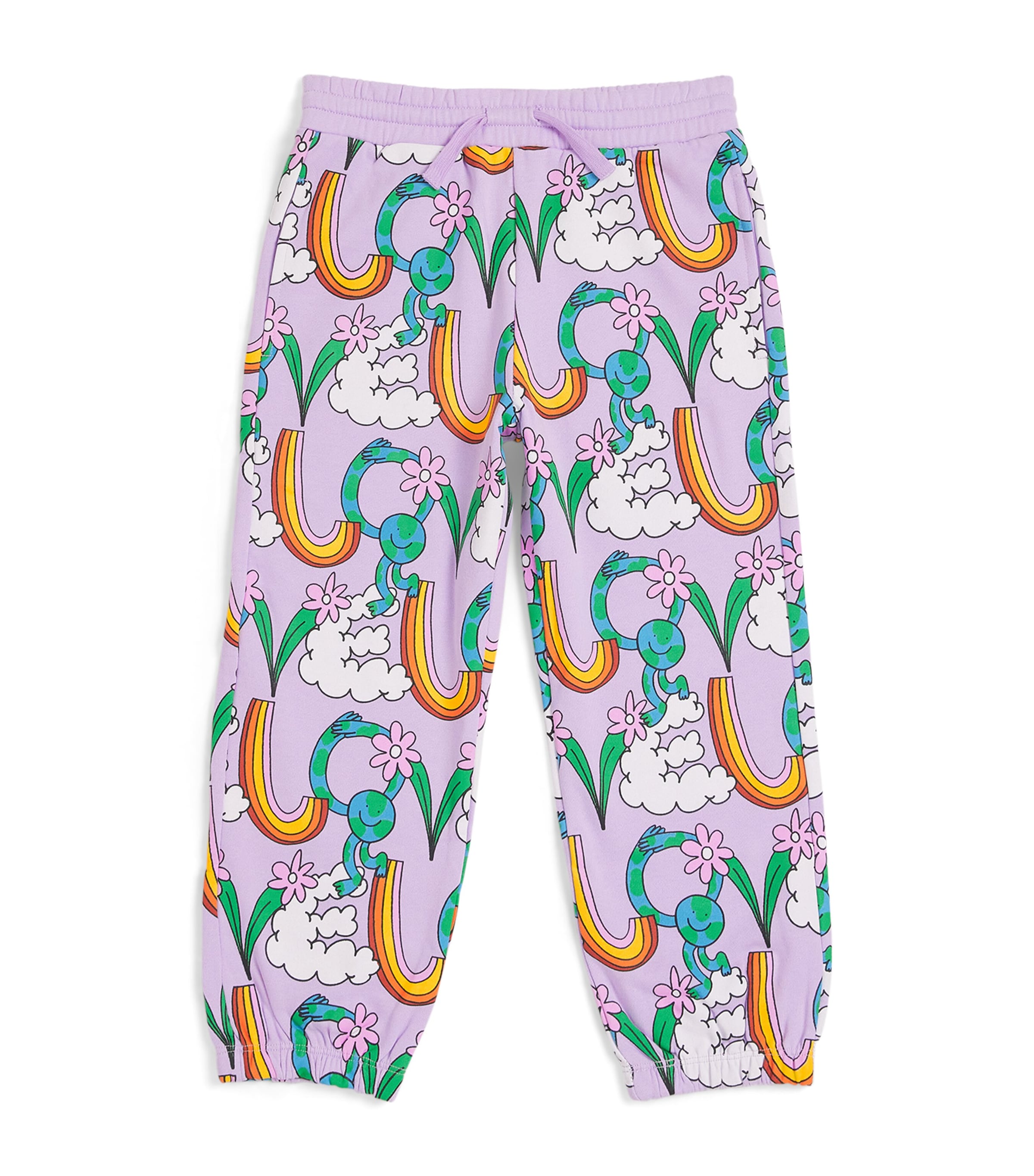 Stella McCartney Kids Cotton Love Print Sweatpants (3-14+ Years)