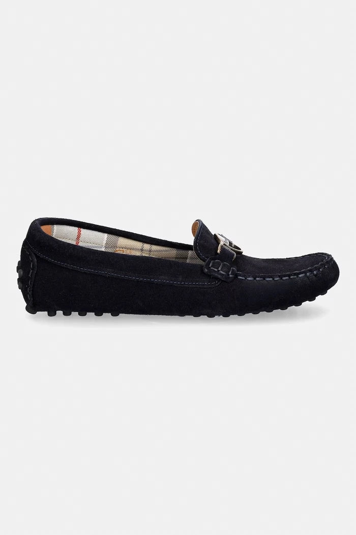 Barbour мокасини дамски от велур Laire