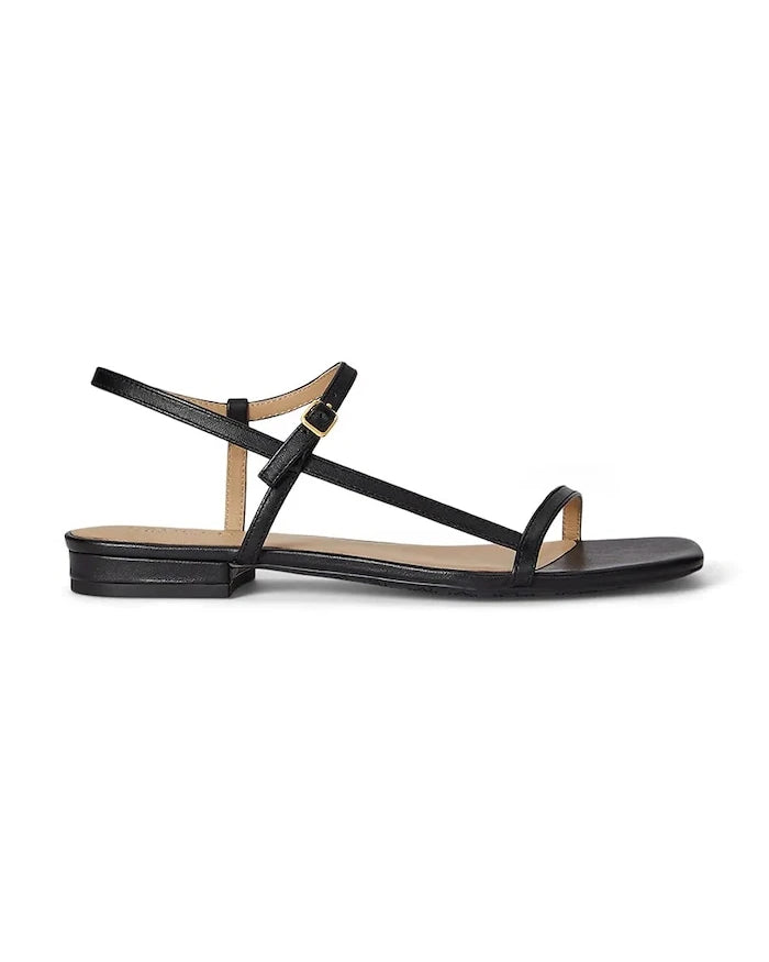 Deri sandaletler Lauren Ralph Lauren Lainee
