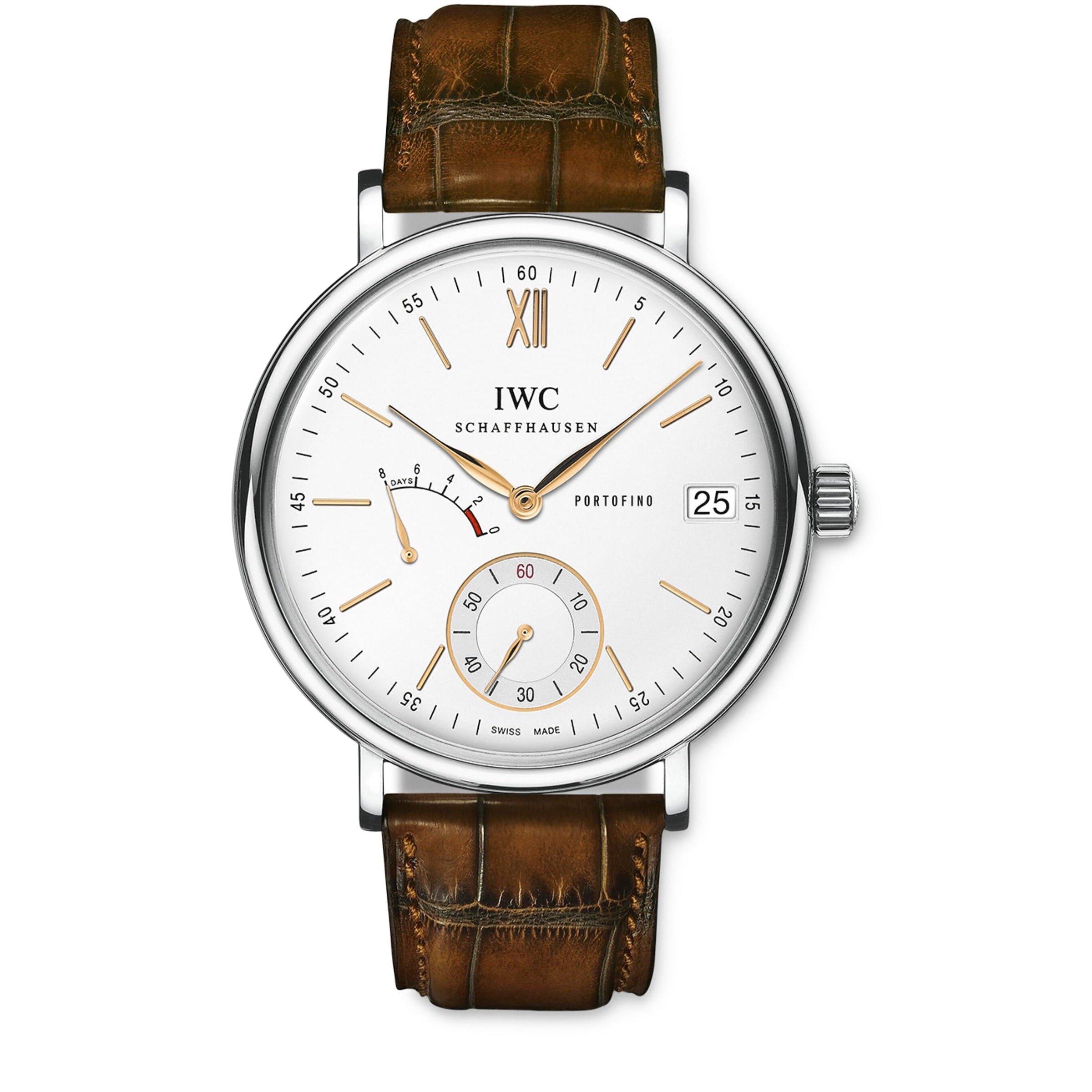 Stainless Steel Portofino Hand-Wound Watch 45mm