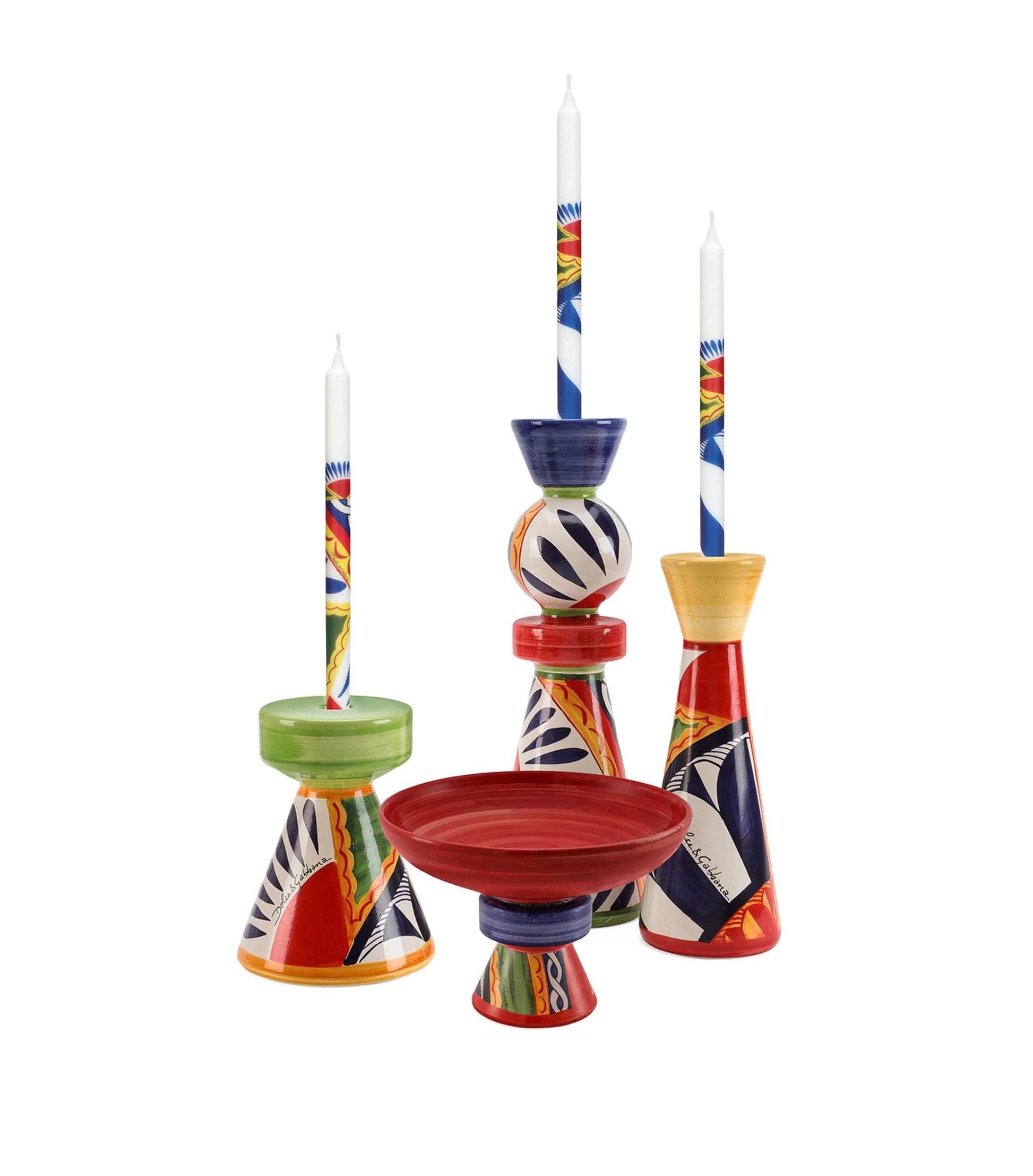 Dolce & Gabbana Casa Large Ceramic Candle Holder