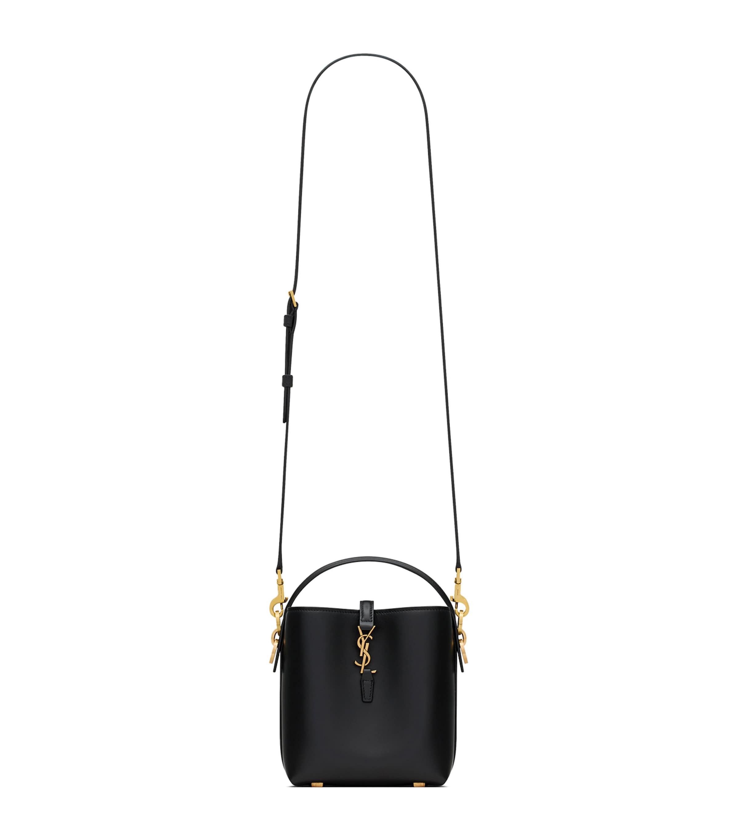 Saint Laurent Black Mini Le 37 Bucket Bag