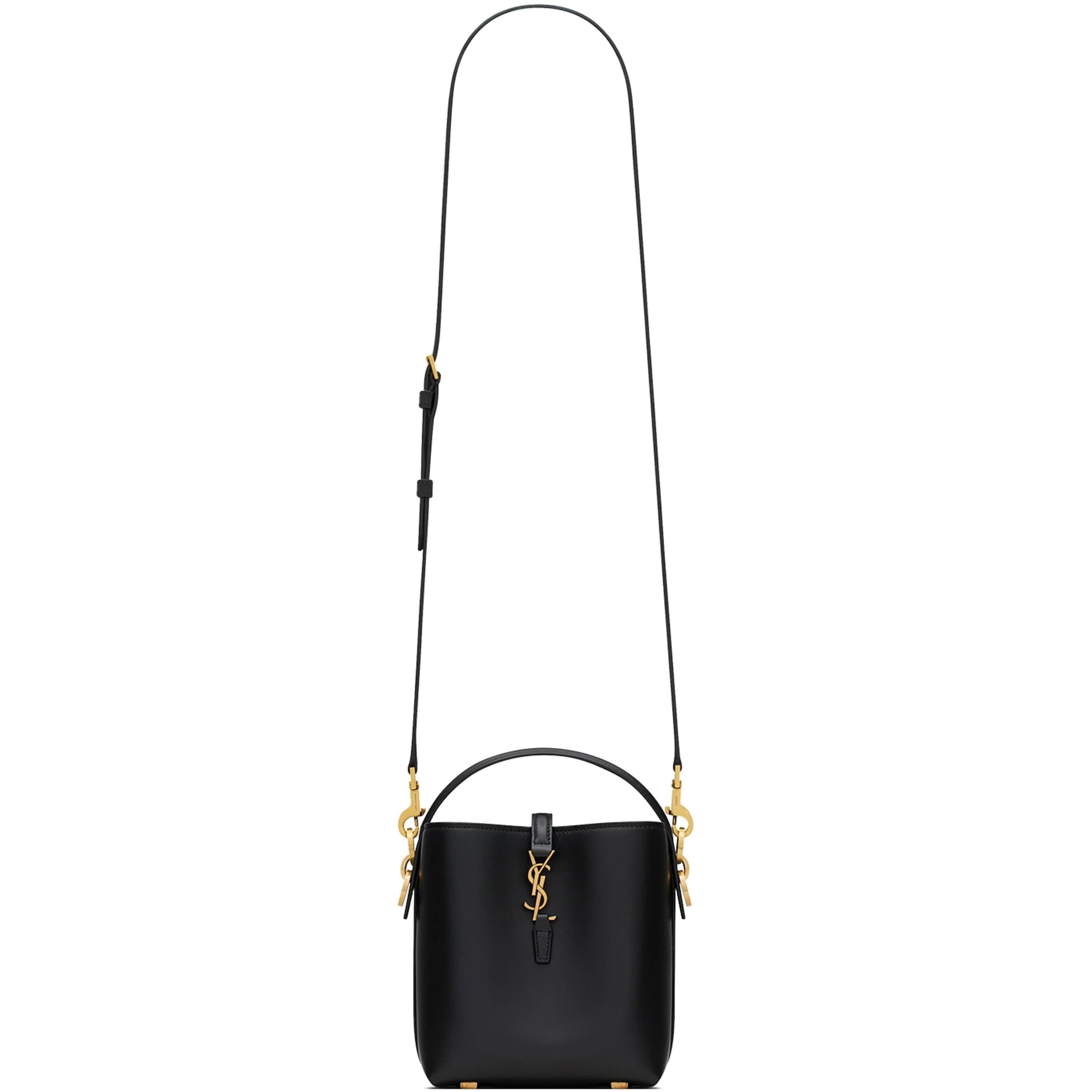 Saint Laurent Black Mini Le 37 Bucket Bag