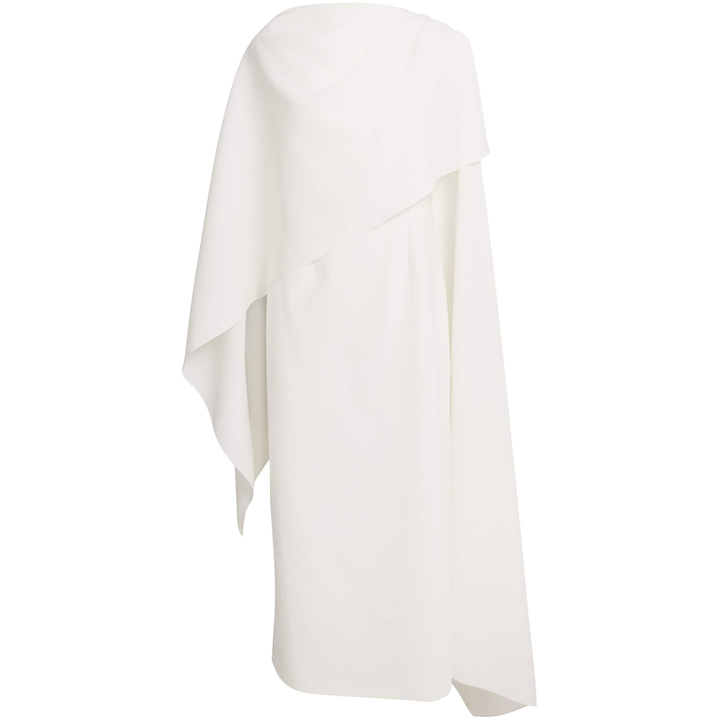 Roksanda Ivory Silk Bridal Demetria Midi Dress