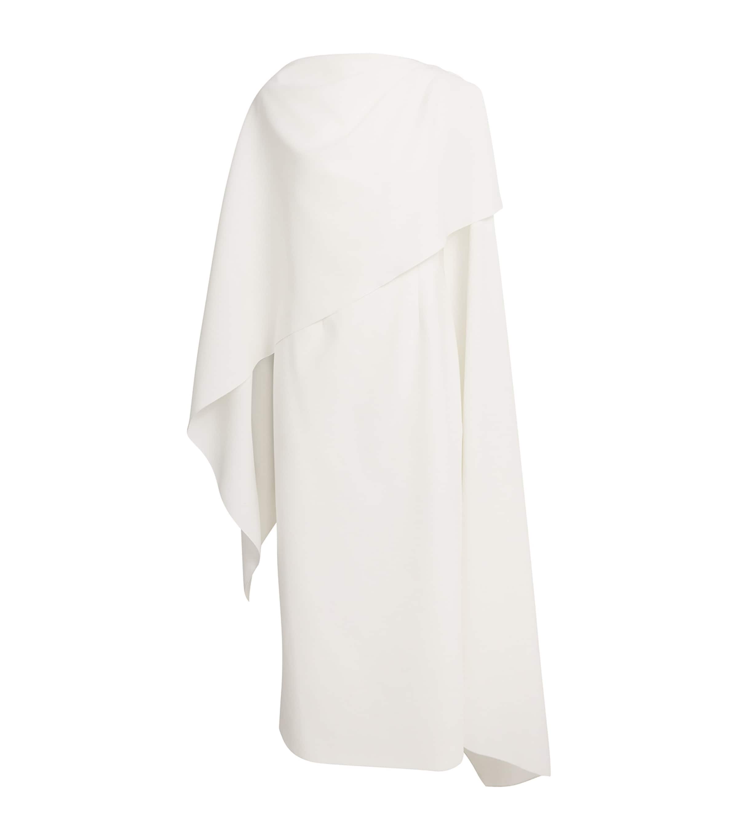 Roksanda Ivory Silk Bridal Demetria Midi Dress