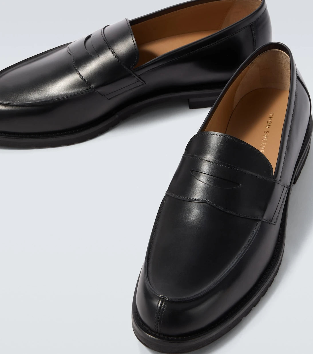 Thom Sweeney - Leather penny loafers