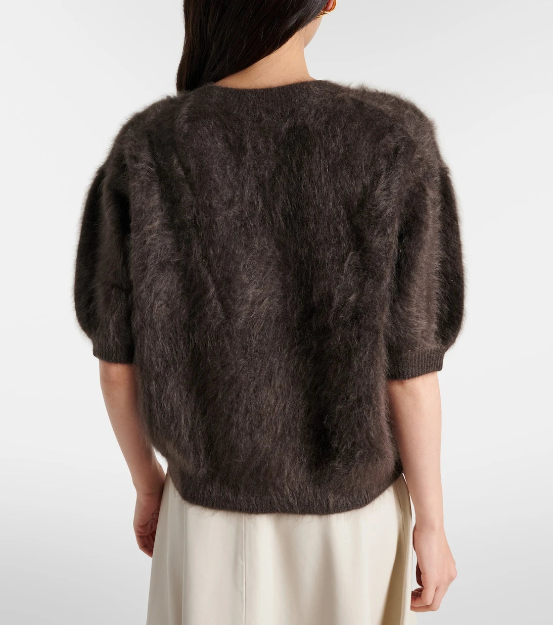 Lisa Yang - Juniper argyle knitted cashmere top