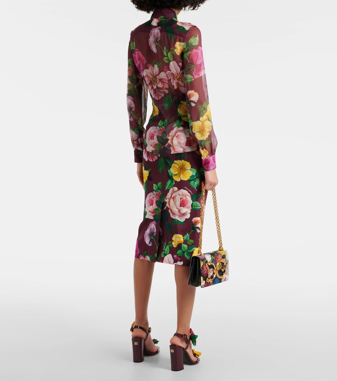 Dolce&Gabbana - Printed silk chiffon blouse