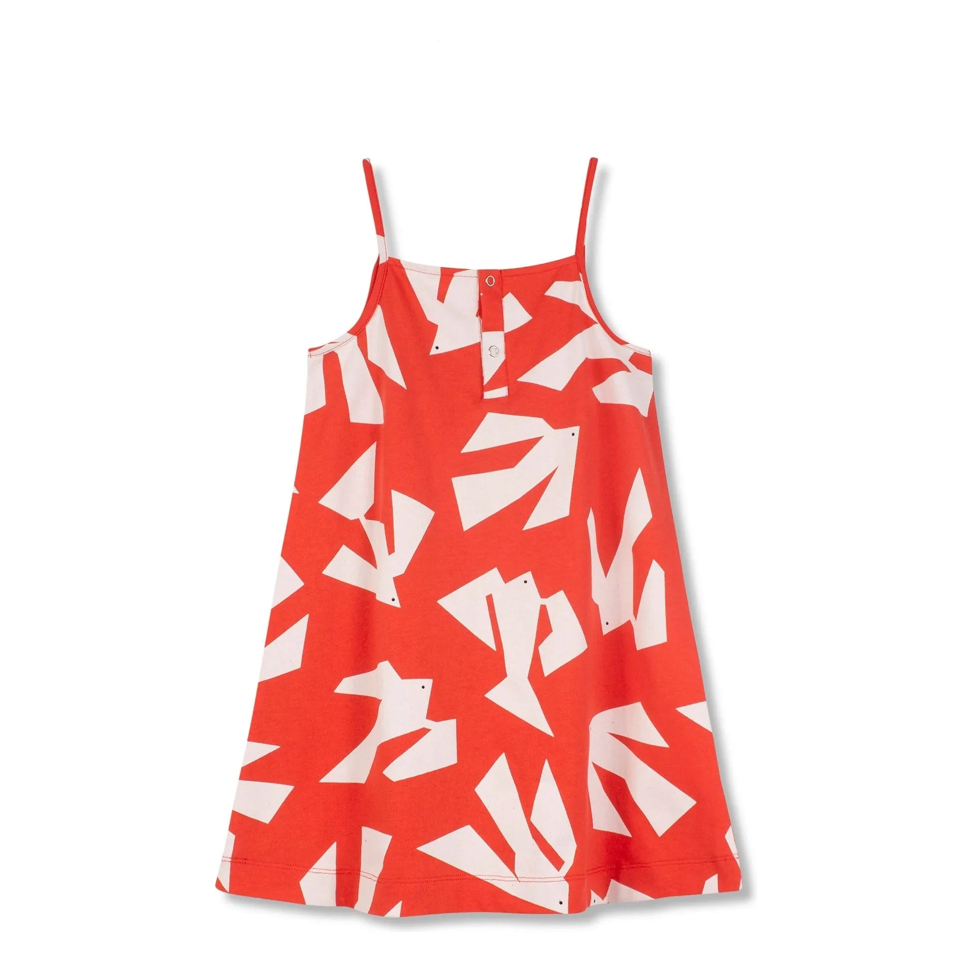 Wynken - Dress Birds Organic Cotton | Red