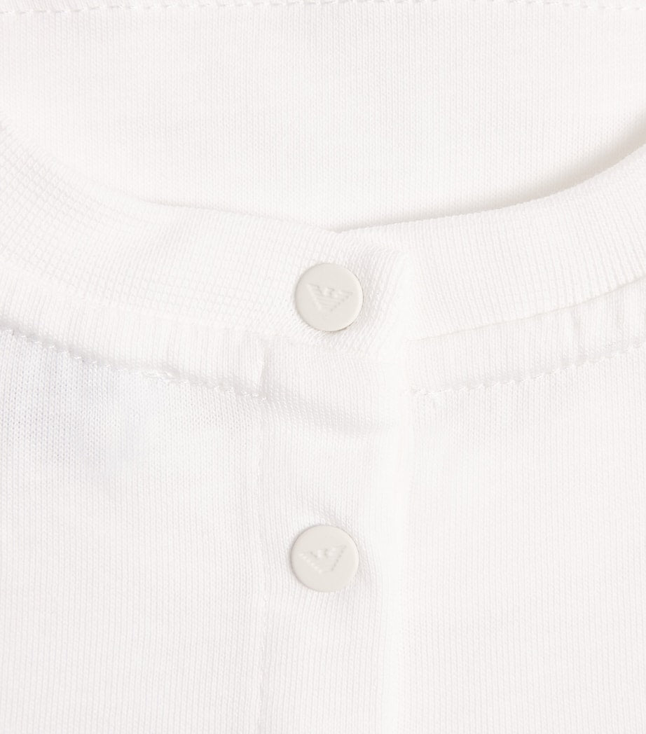 Emporio Armani Kids Cotton Embroidered Logo T-Shirt (6-36 Months)