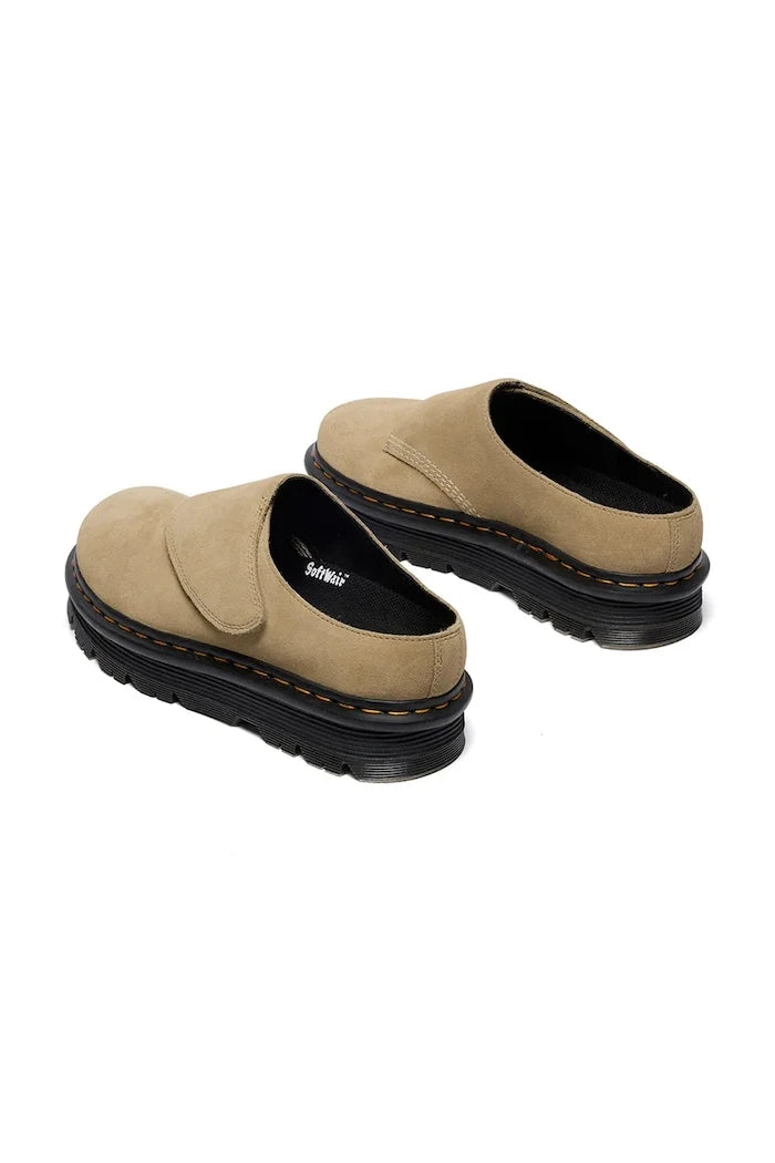 Велурени чехли Dr. Martens ZebZag AnyWair Mule