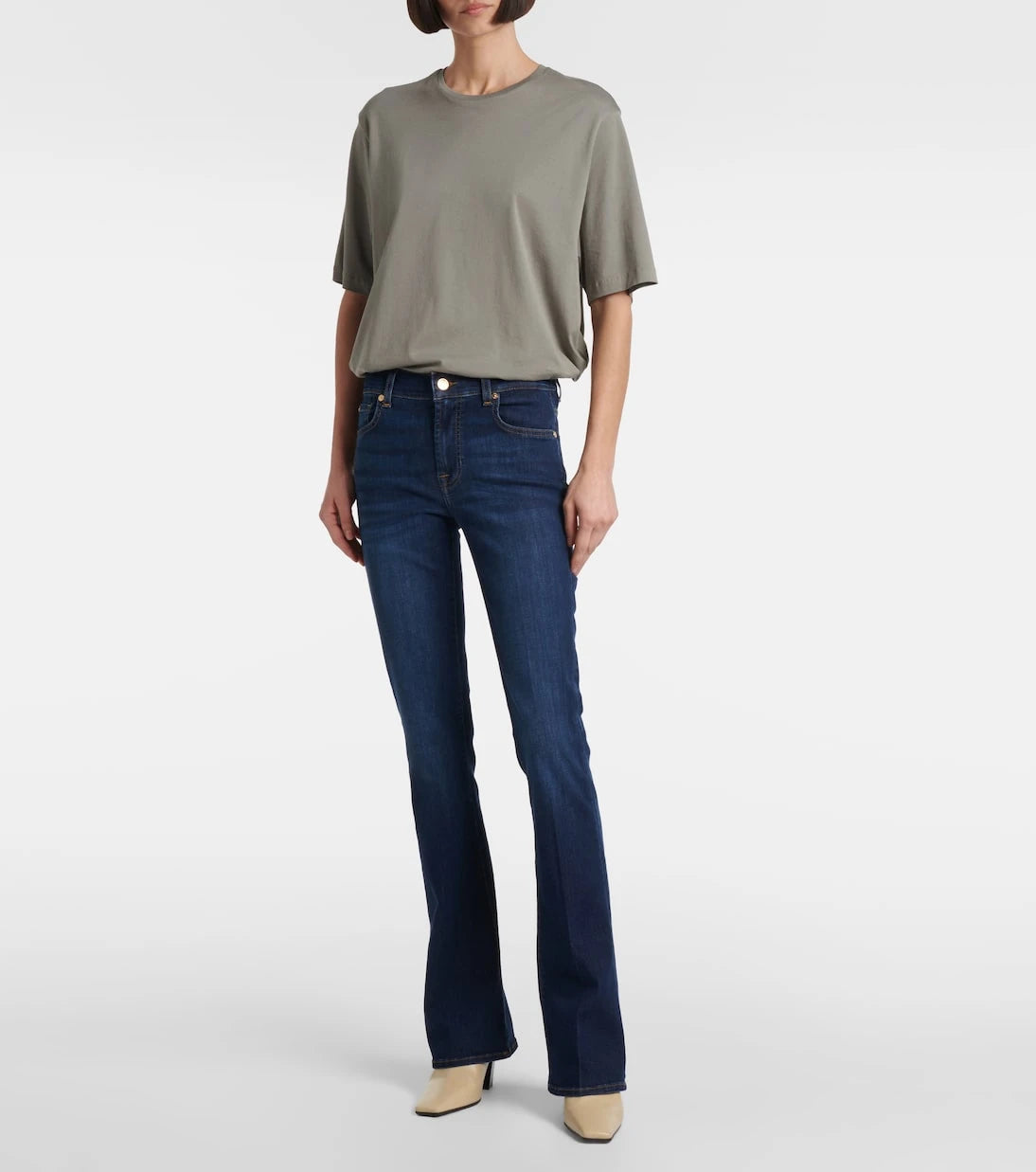 7 For All Mankind - Mid-rise bootcut jeans