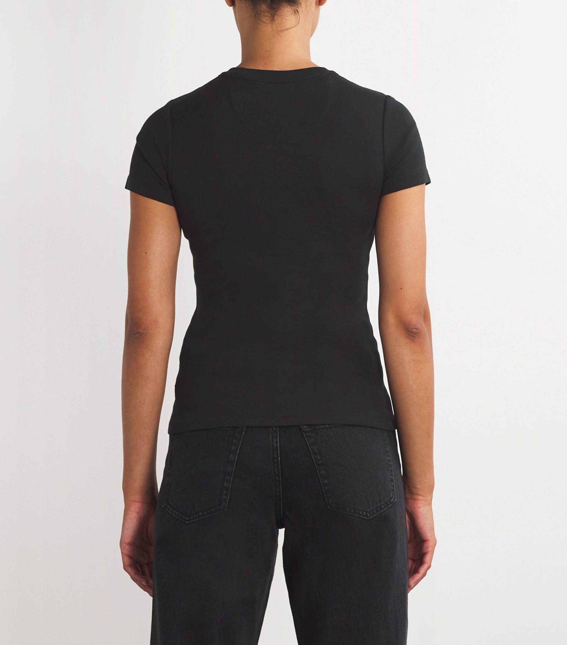 Polo Ralph Lauren Black Cotton Polo Pony T-Shirt