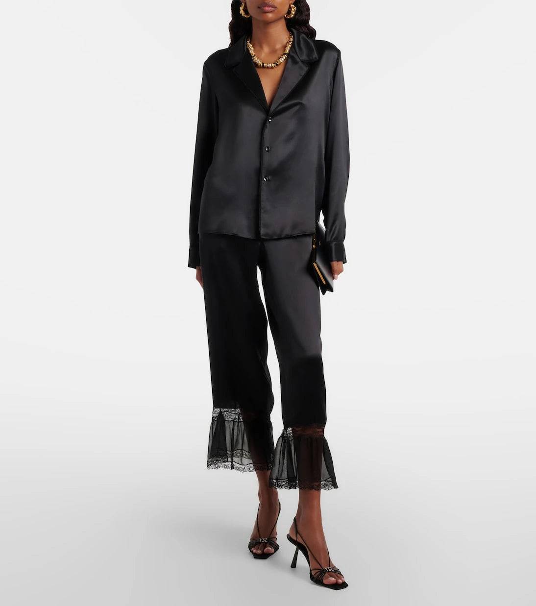 Saint Laurent - Silk satin shirt