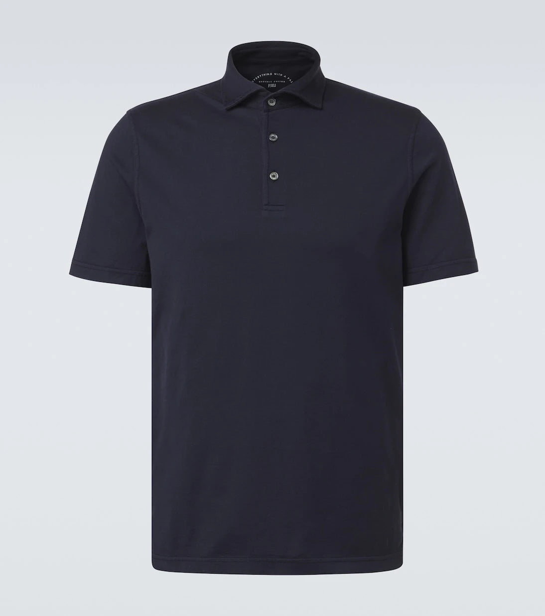 Fedeli - Cotton jersey polo shirt