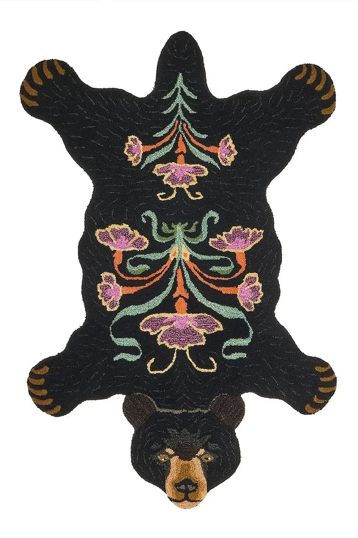 Вълнен килим Doing Goods Blooming 143 x 97 x 2 cm