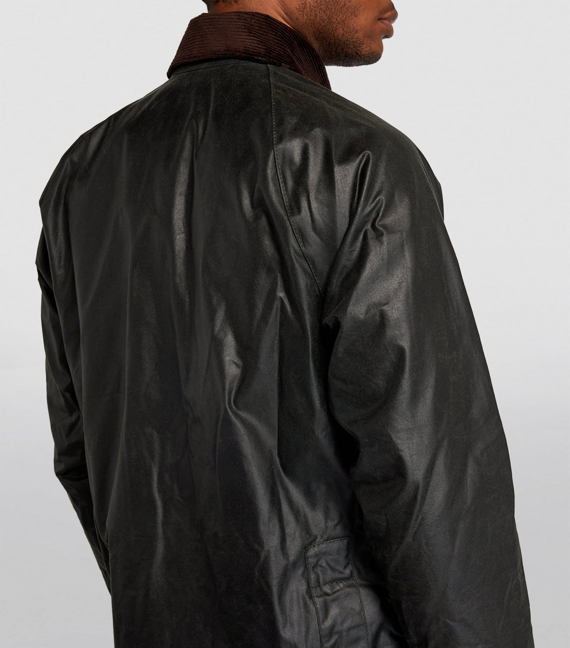 Barbour Green Waxed Bedale Jacket