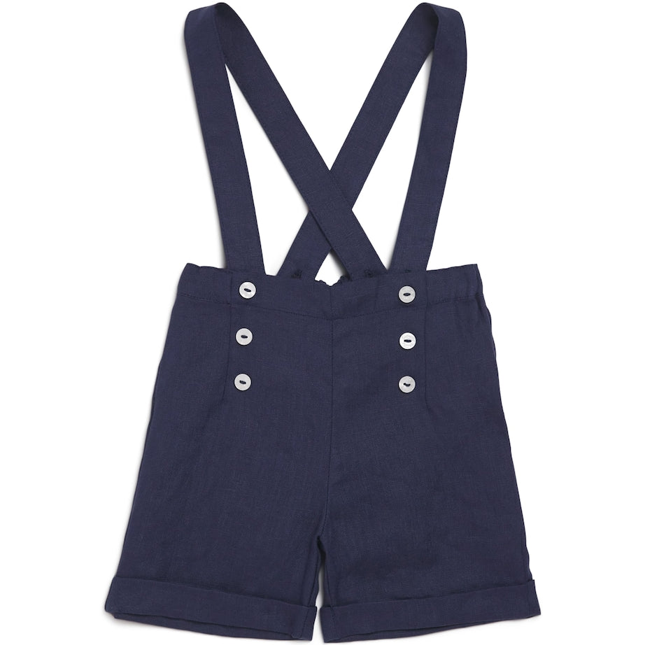 Tartine et Chocolat Linen Chino Shorts and Bracers (3-36 Months)