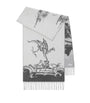 White Cashmere Westminster Scarf
