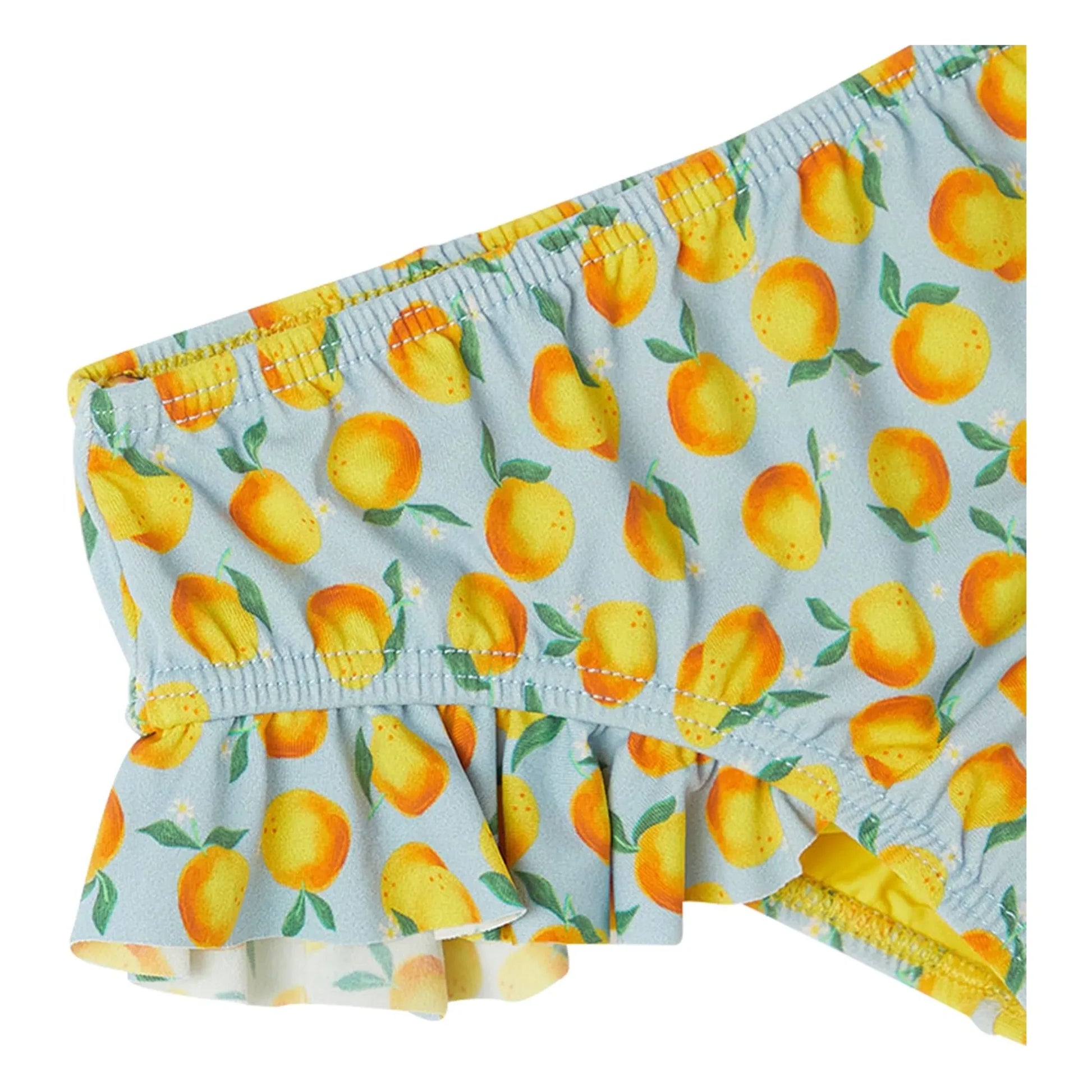 Fabula - 2 Piece Swimsuit Orange | Pale blue