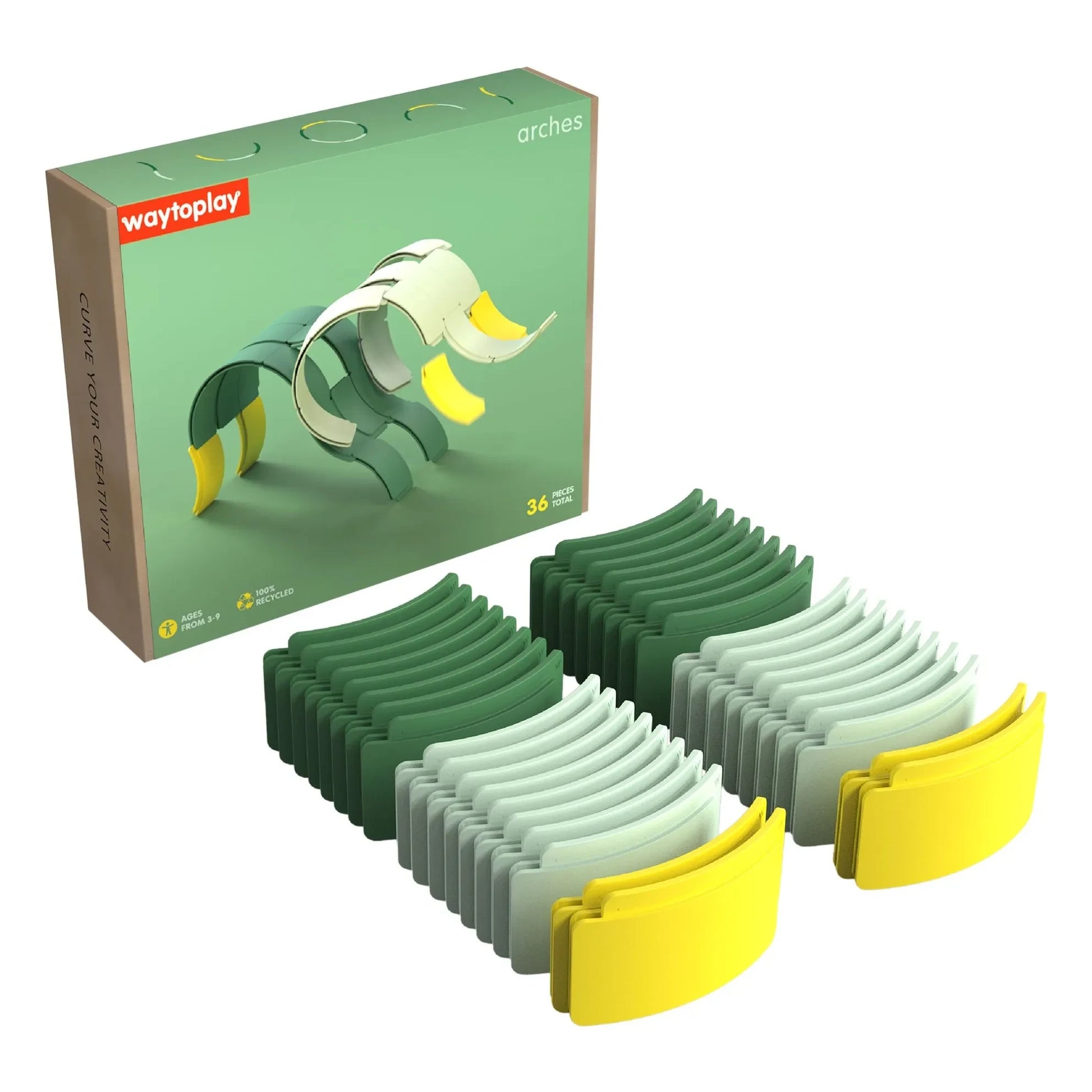 Waytoplay - Kit de constuction Arches Creator Set - 36 pieces