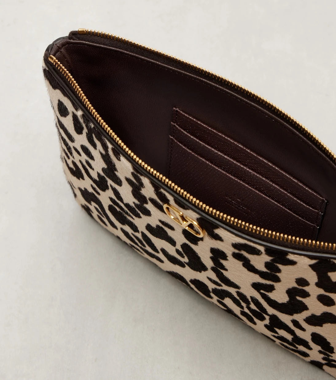 Valentino Garavani - VLogo calf hair pouch