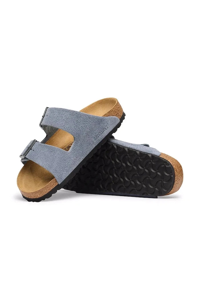 Birkenstock чехли от велур Arizona Suede Leather