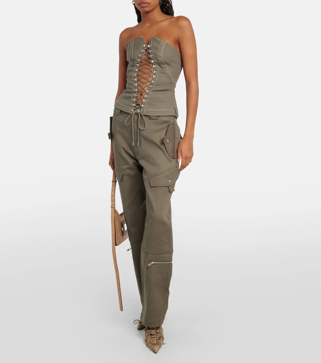 Dion Lee - Corset cotton top