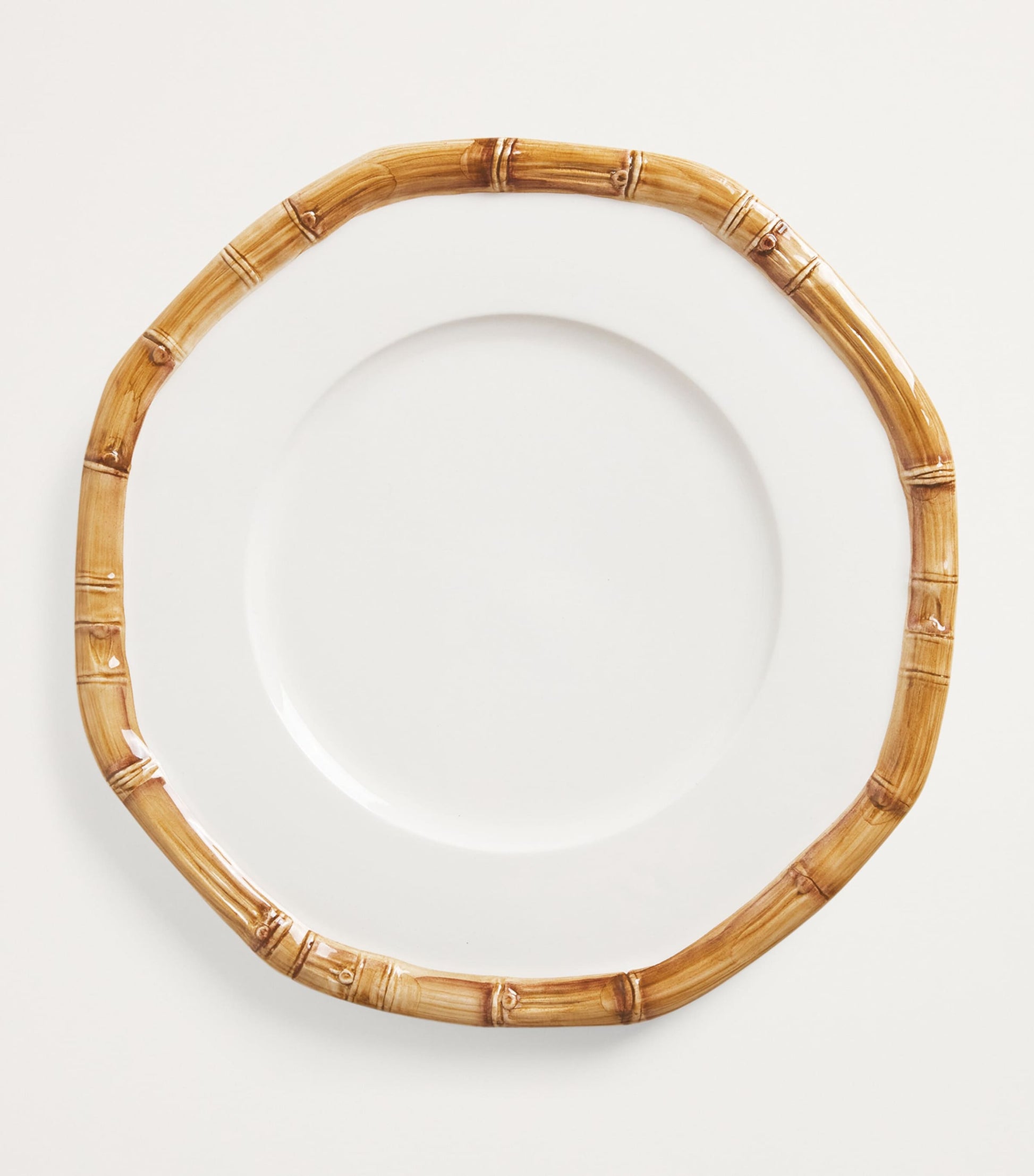 Ceramic Bamboo Plate (32cm)