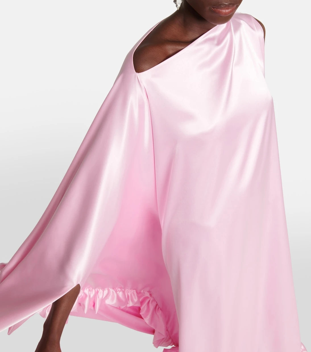 Acne Studios - Ruffled one-shoulder satin dress