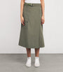 MAX&Co. Green Wrap Midi Skirt