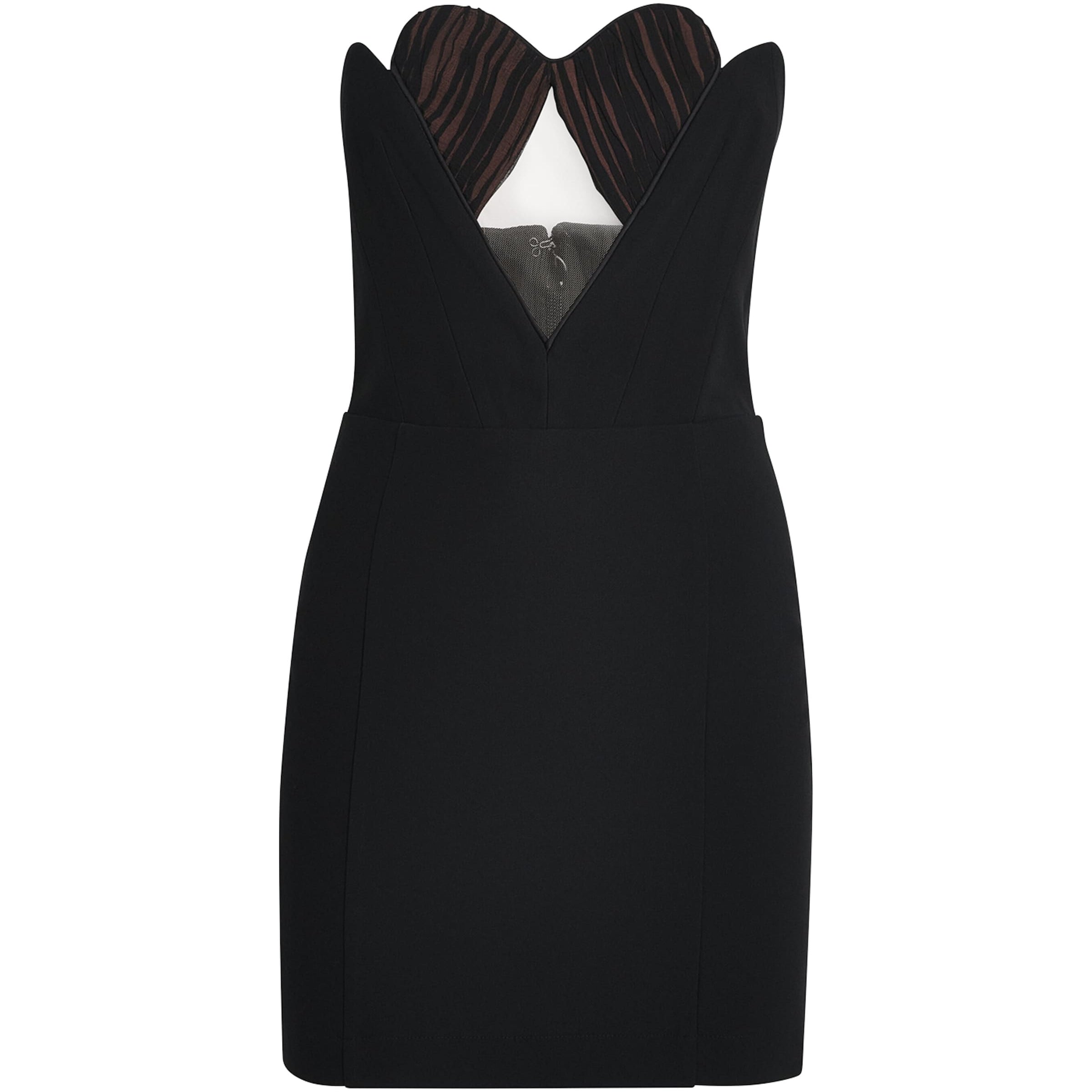 Heart Cup Mini Dress BLACK