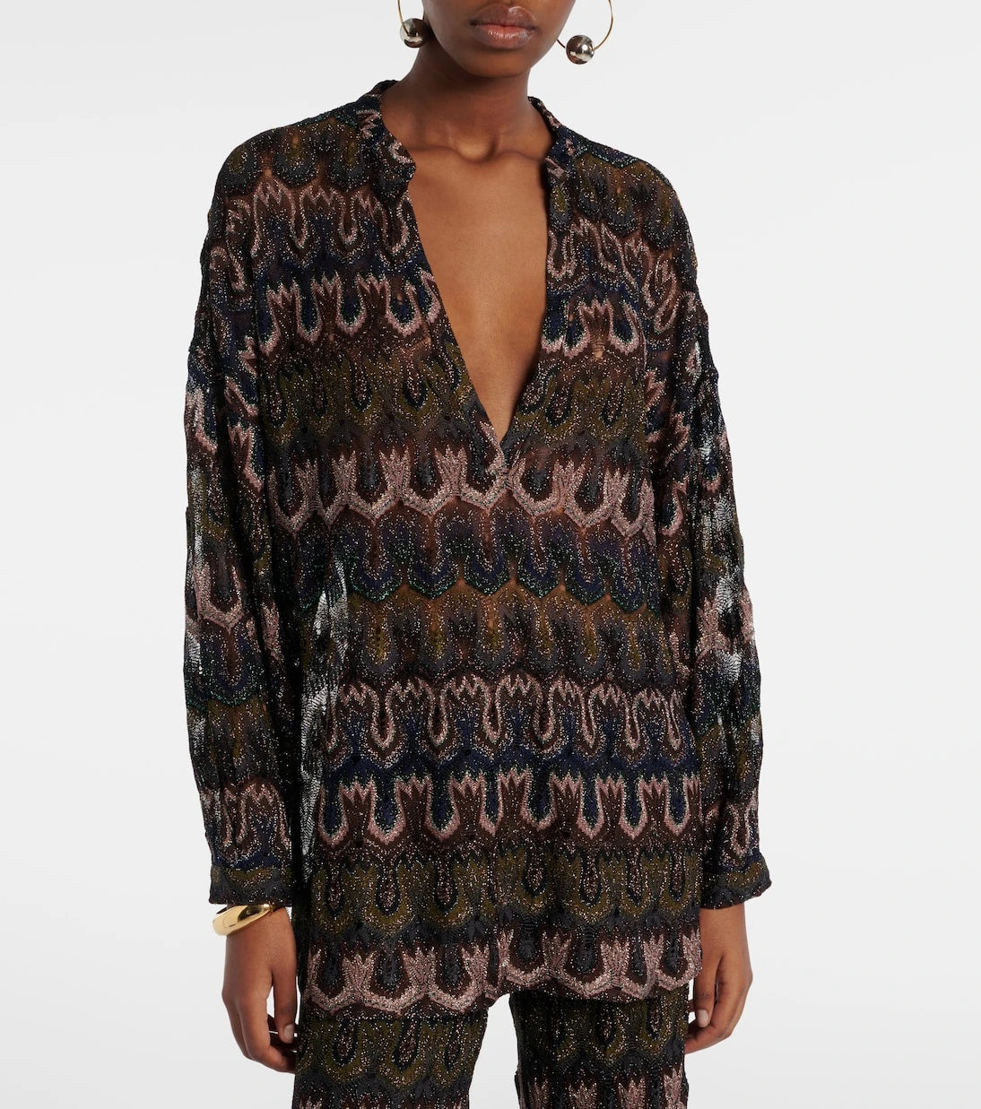Missoni - Lamé blouse