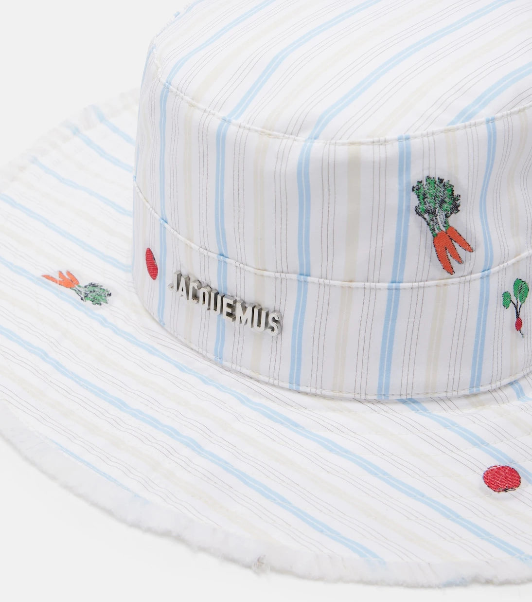 Jacquemus - Le Bob Artichaut striped cotton canvas bucket hat