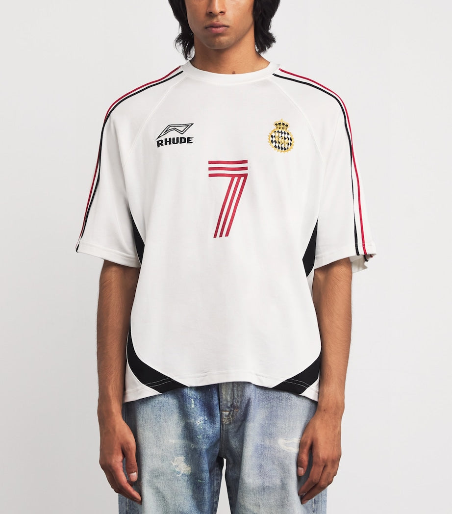 Cotton-Blend Football Jersey T-Shirt