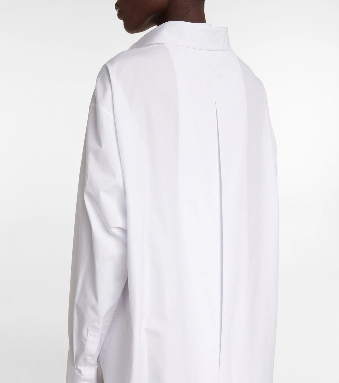 Alaïa - Cotton poplin shirt dress