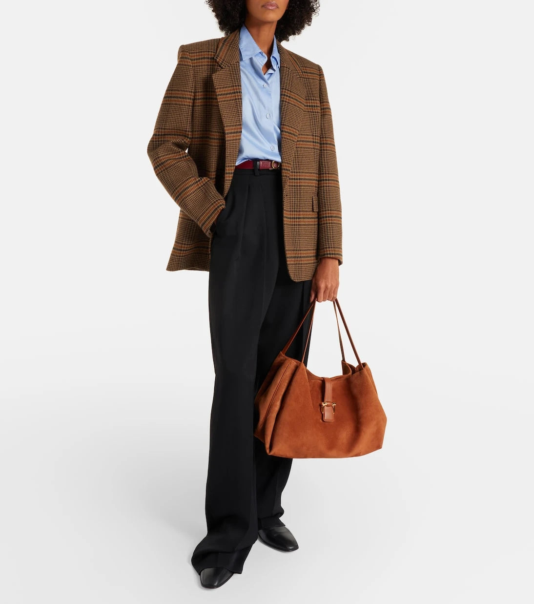 Ferragamo - Medium suede tote bag