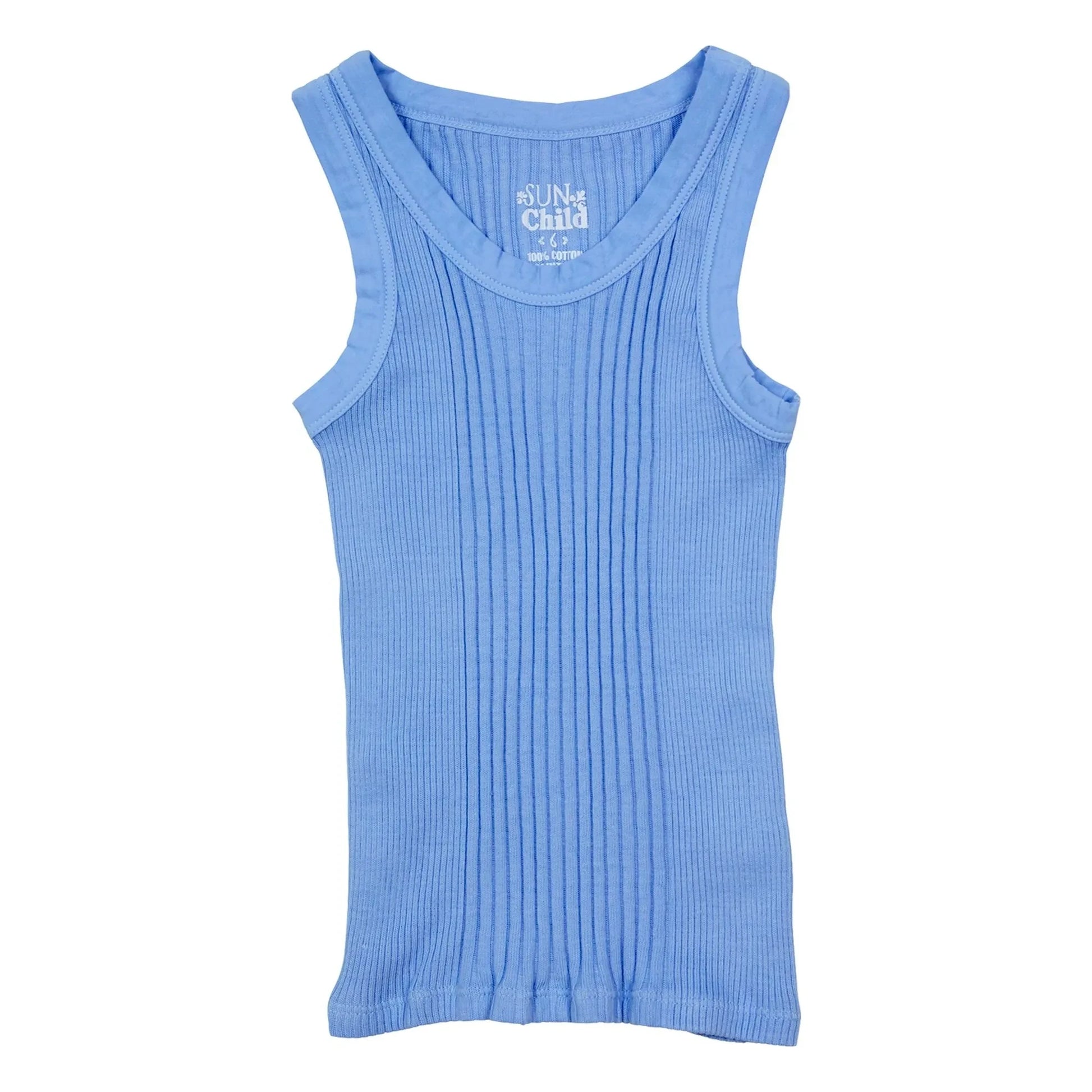 Sunchild - Fernando tank top | Azure blue