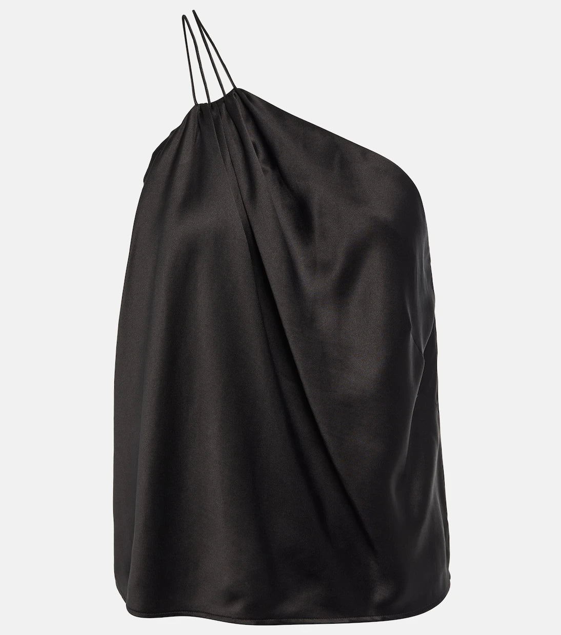 The Sei - One-shoulder silk satin top