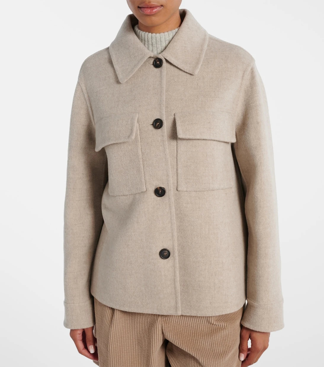 Brunello Cucinelli - Wool and cashmere overshirt
