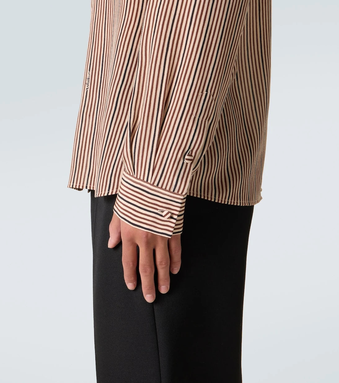 Valentino - Striped silk shirt