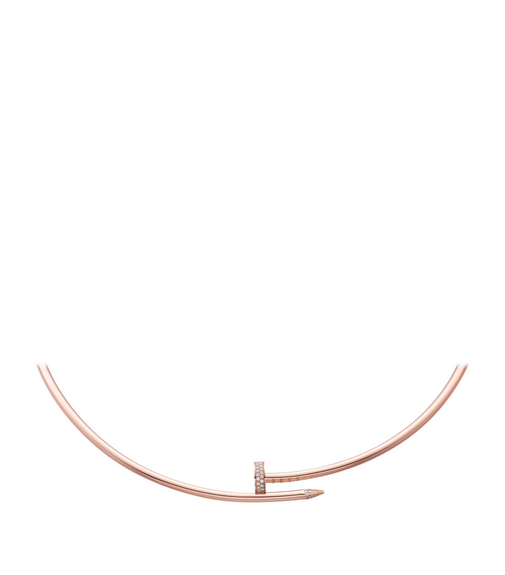 Rose Gold And Diamond Juste Un Clou Necklace