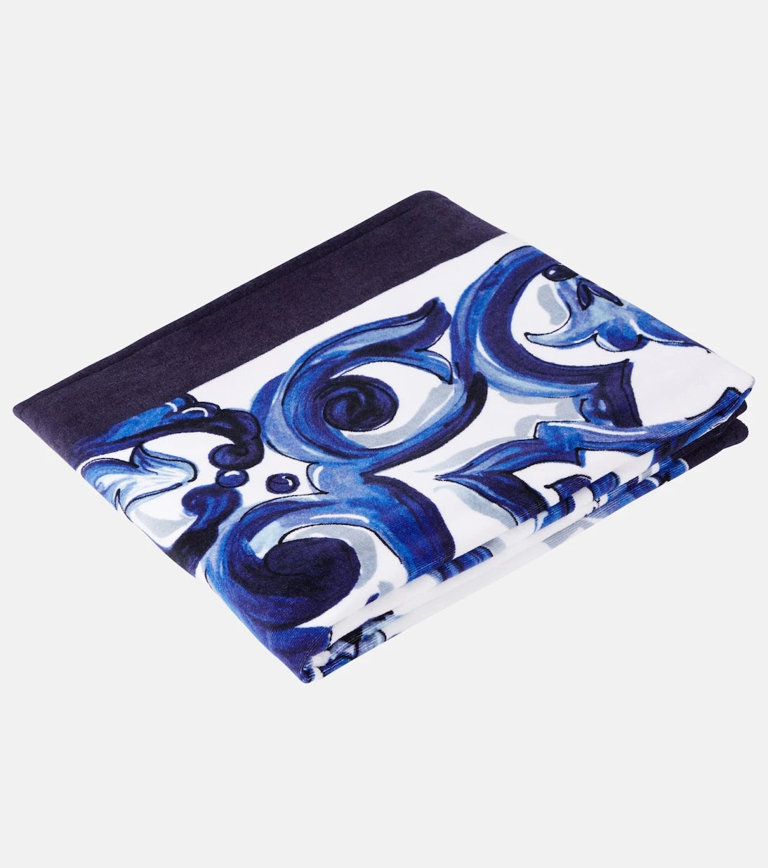 Dolce&Gabbana Casa - Majolica cotton terry beach towel