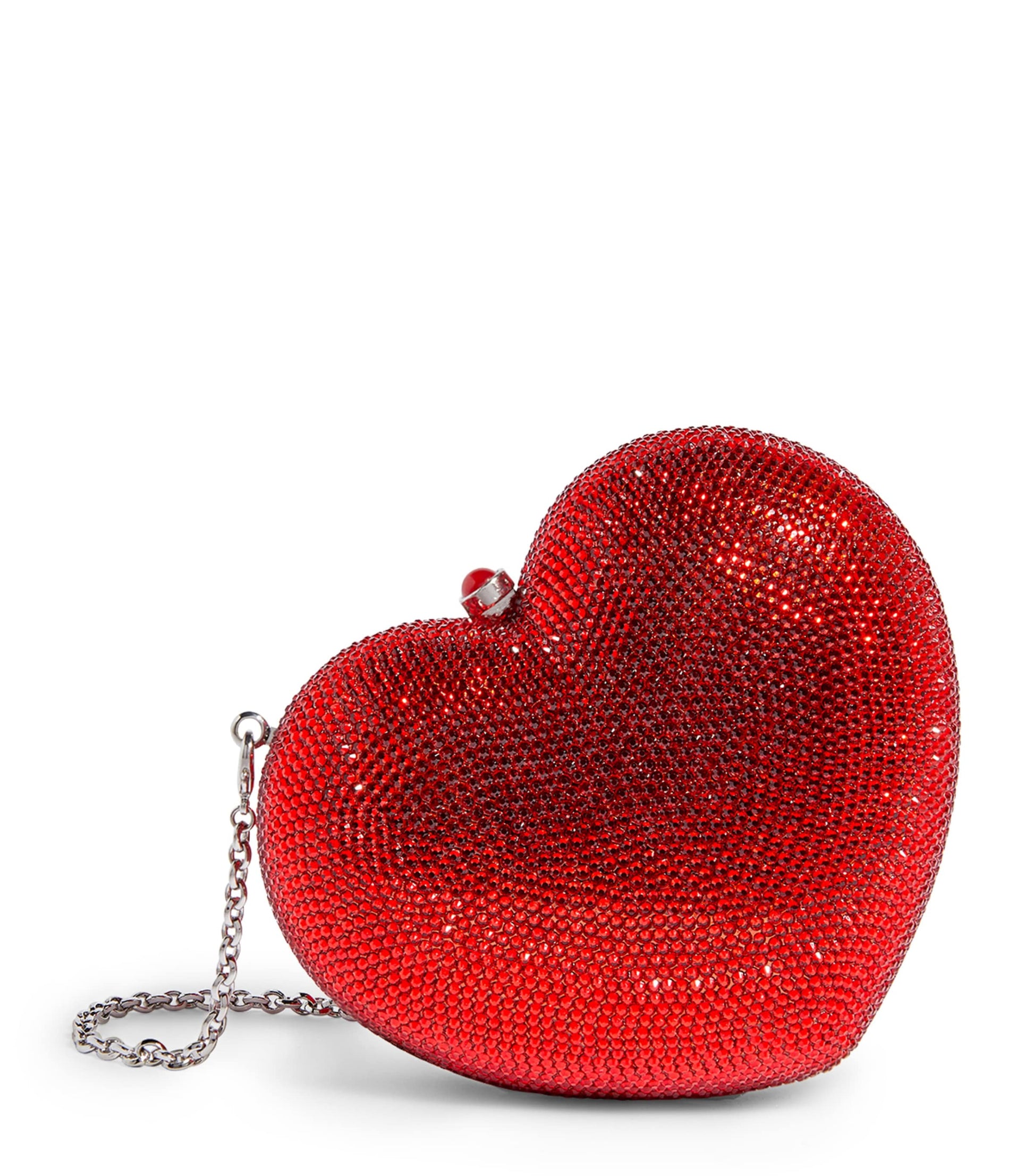 Judith Leiber Red L'Amour Petit Cœur Clutch Bag