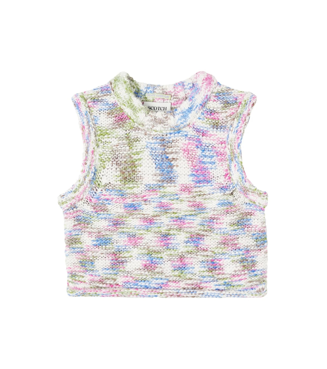 Scotch & Soda Kids - سترة صوفية بدون أكمام