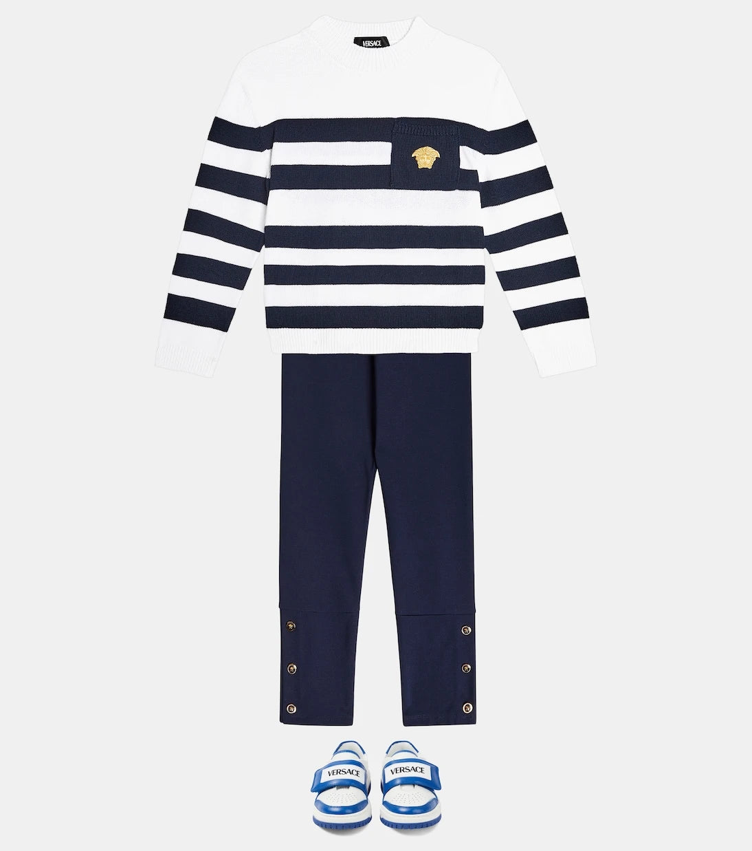 Versace Kids - Jersey leggings