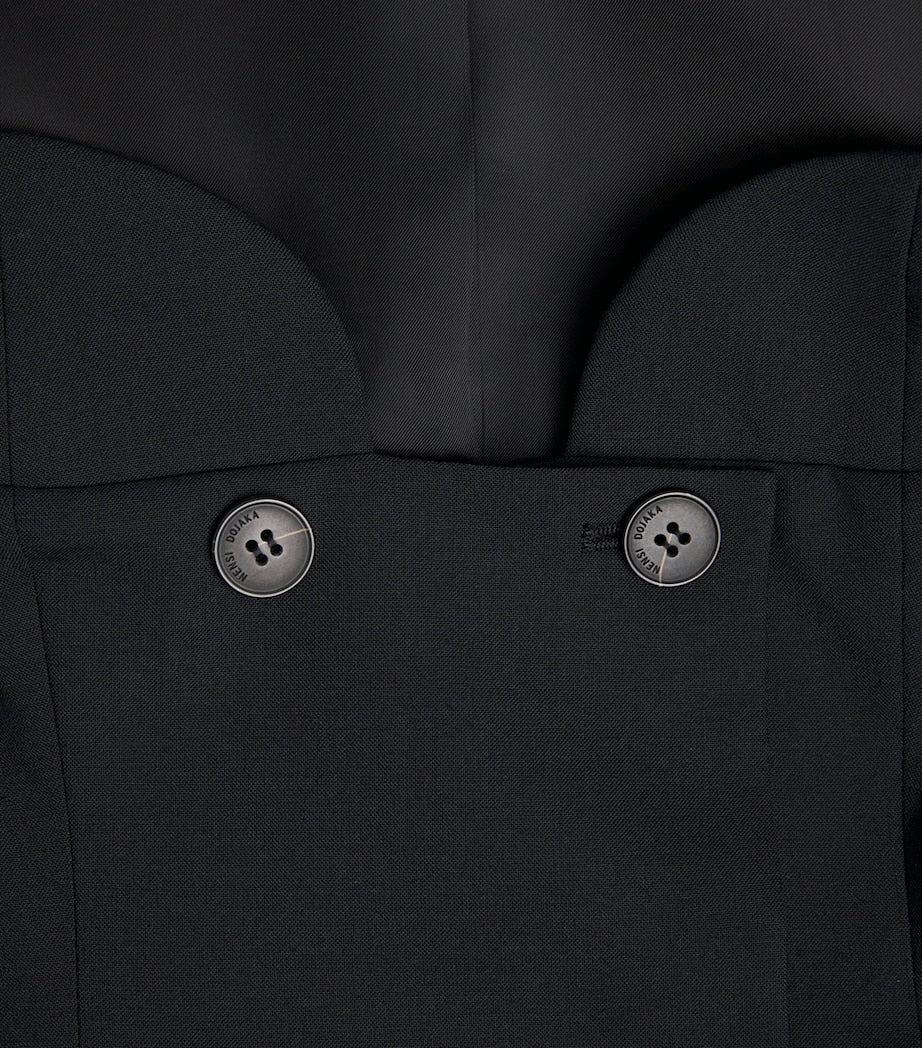 Tailored Mini Jacket Dress BLACK