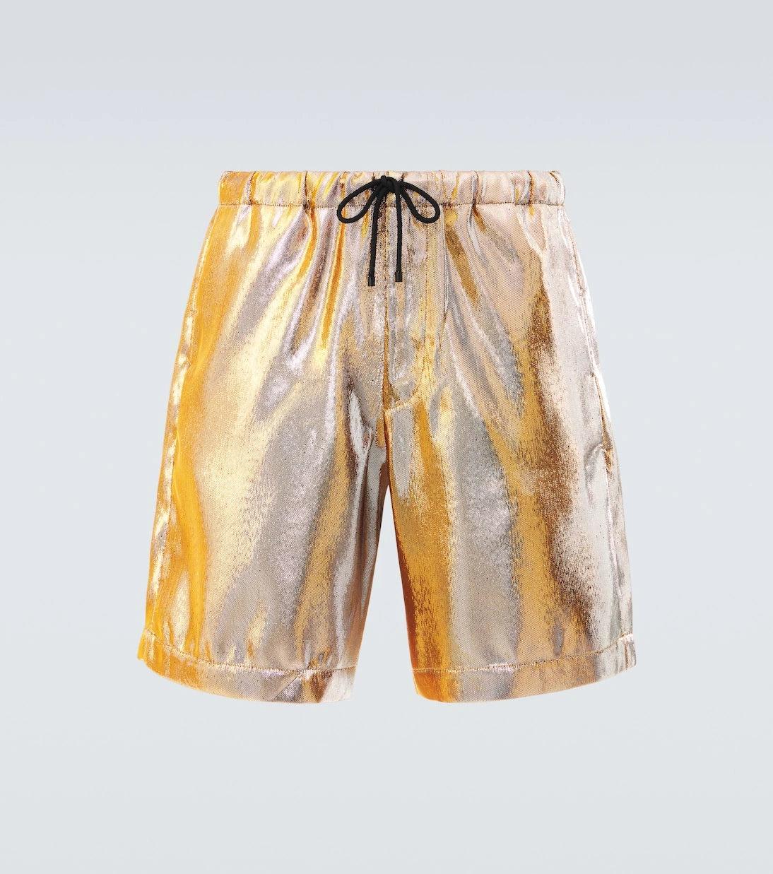 Dries Van Noten - Metallic shorts