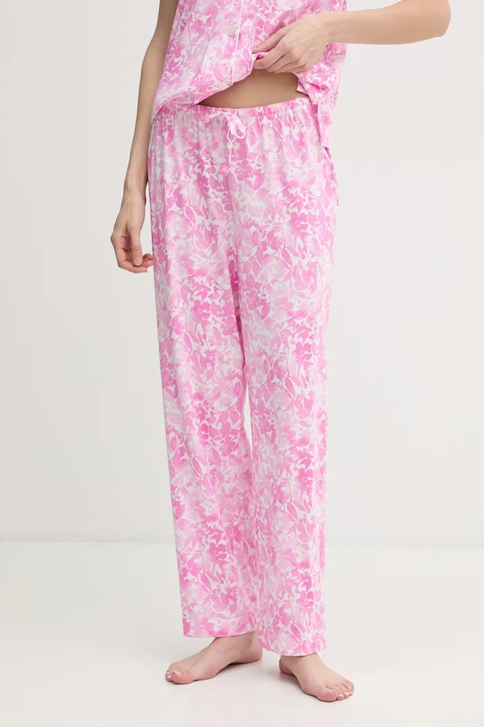 Lauren Ralph Lauren pamuklu iki parçalı kadın pijama takımı
