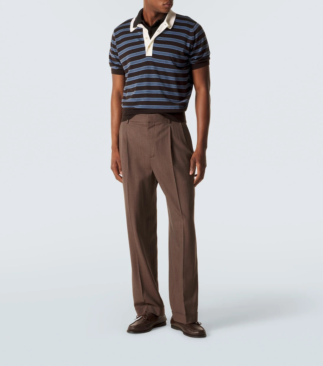 Wales Bonner - Breeze striped wool polo sweater